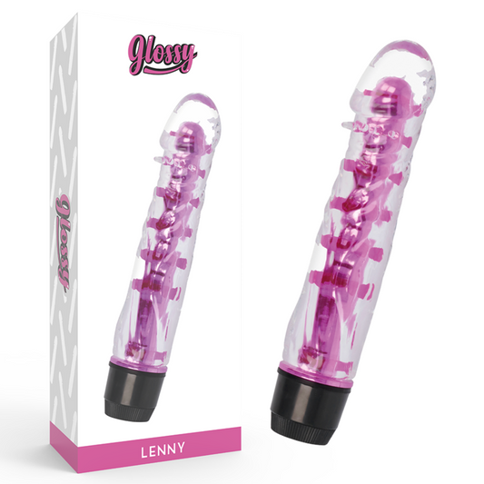 GLOSSY - LENNY VIBRATOR ROZE
