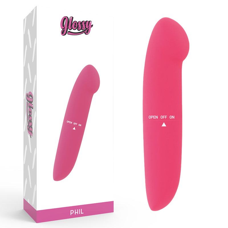 GLOSSY - PHIL VIBRATOR ROZE