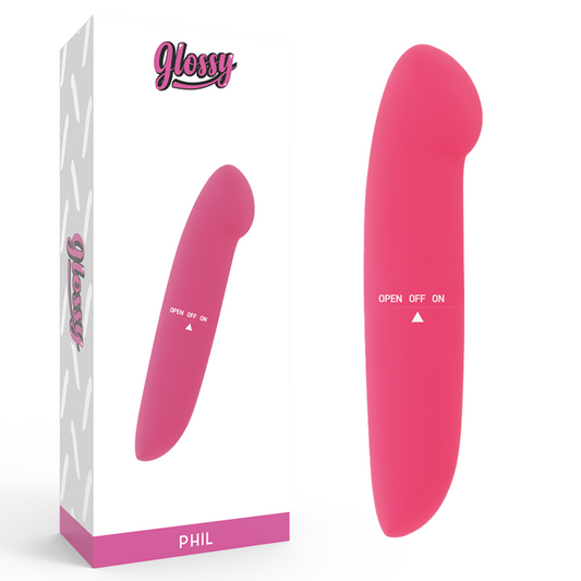 GLOSSY - PHIL VIBRATOR ROZE