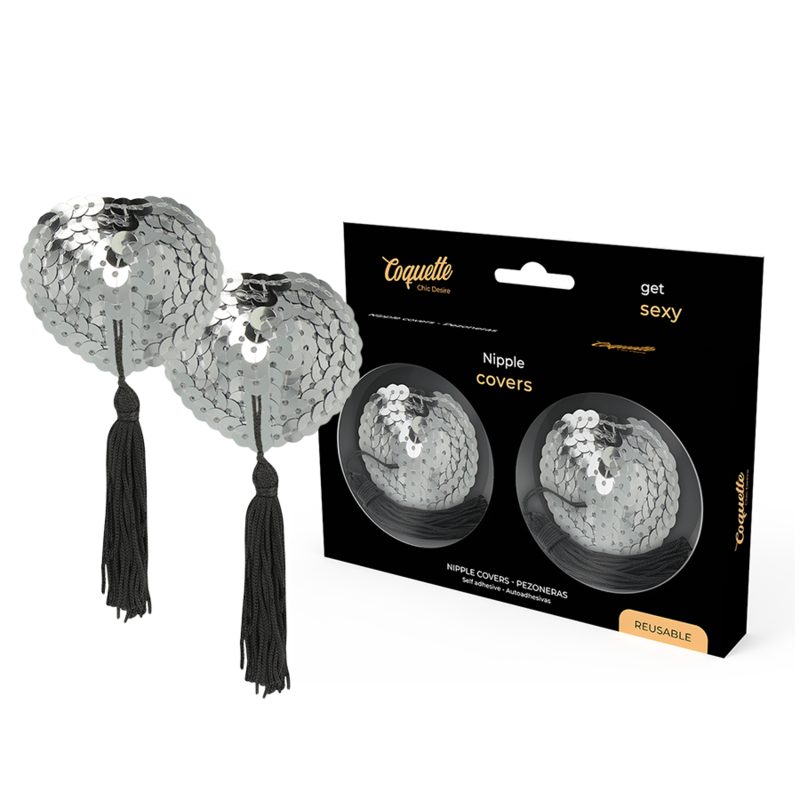 COQUETTE CHIC DESIRE - NIPPELKAPJES ZILVER