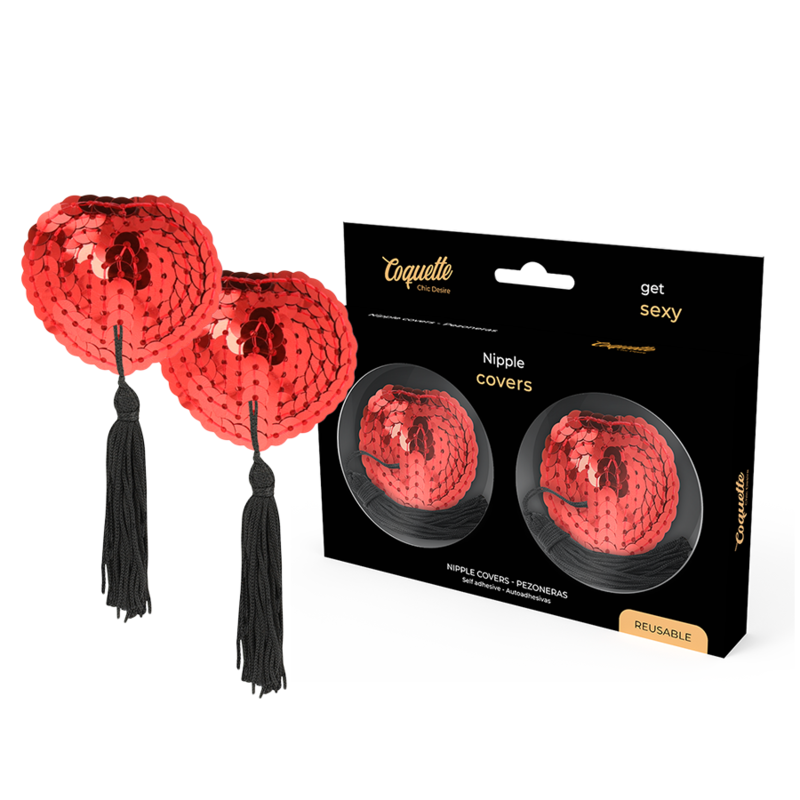 COQUETTE CHIC DESIRE - NIPPLE COVERS ROOD