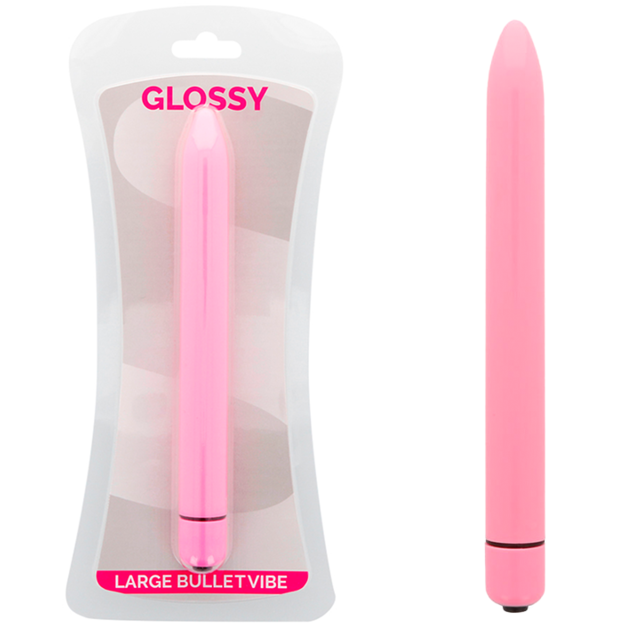 GLOSSY - SLANKE VIBRATOR ROZE