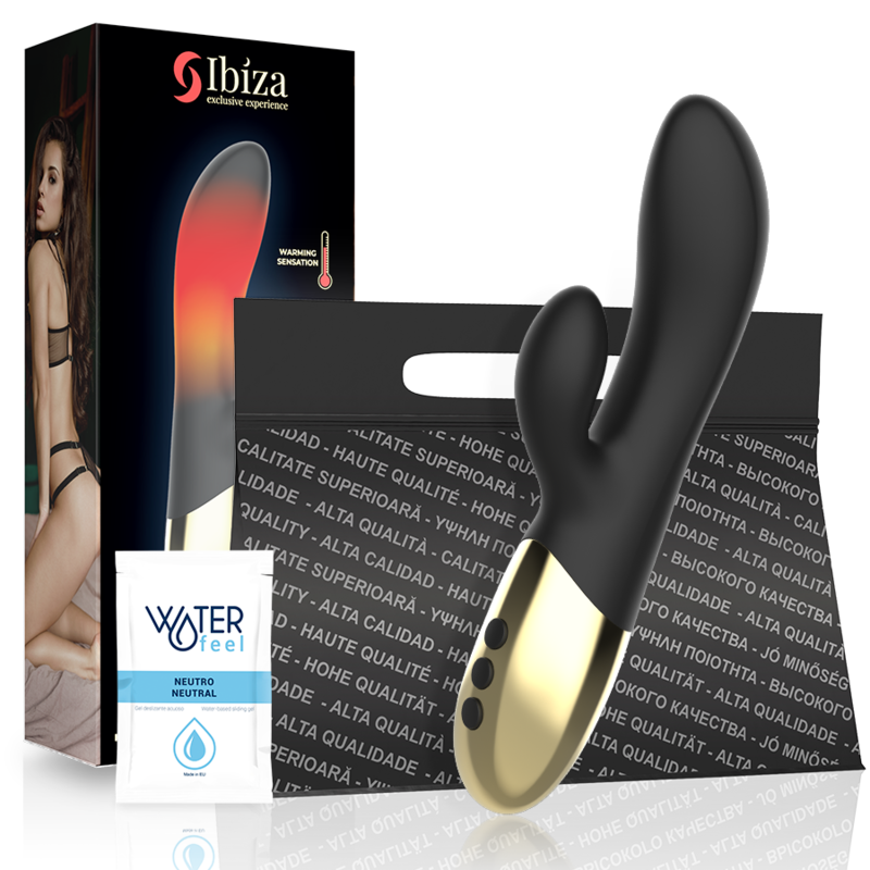 IBIZA - VERWARMDE KONIJNEN VIBRATOR