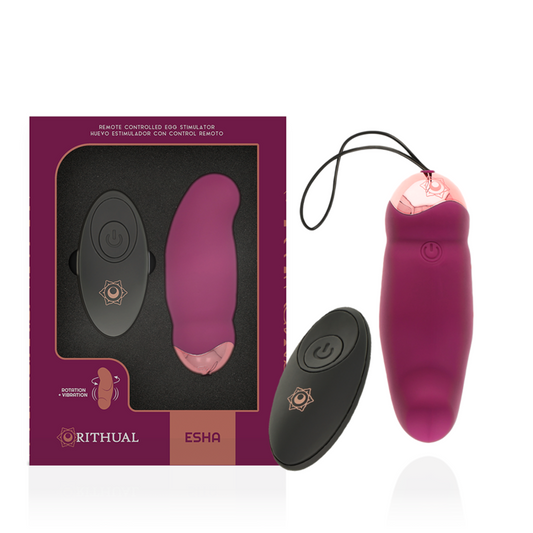 RITHUAL - ESHA EGG AFSTANDSBEDIENING ROTATIE + VIBRATIE