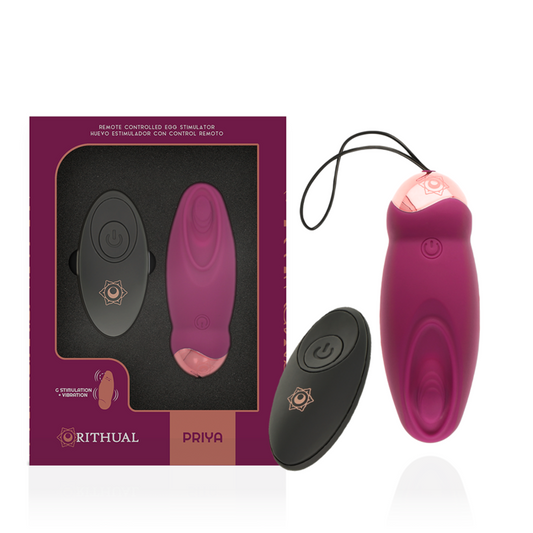 RITHUAL - PRIYA EIER AFSTANDSBEDIENING G-SPOT + TRILLING