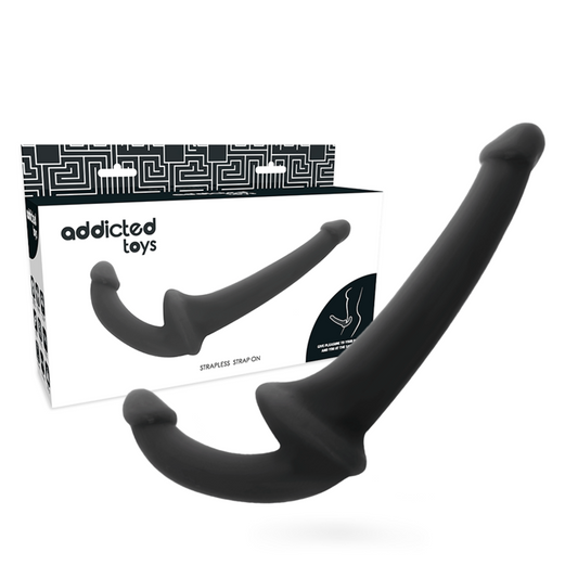 ADDICTED TOYS - DILDO MET RNA S ZONDER ONDERWERPING ZWART