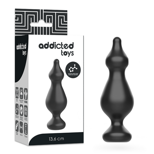 ADDICTED TOYS - ANALE SEKSSPLUG 13.6 CM ZWART