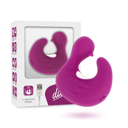 COVERME - DUCKYMANIA OPLAADBARE SILICONEN STIMULERENDE EEND VINGERHOEDJE