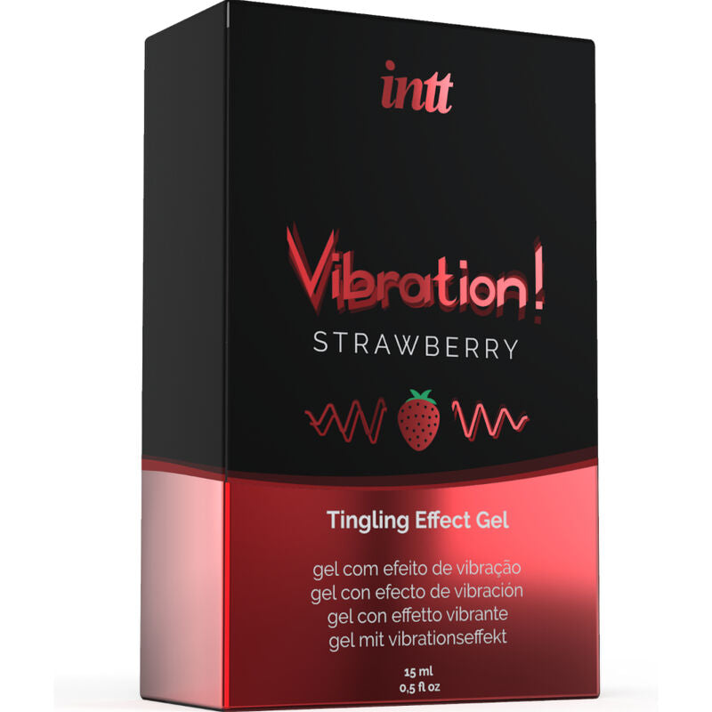 INTT - KRACHTIGE INTIEME STIMULANS VLOEIBARE TRILLENDE GEL AARDBEI 15 ML