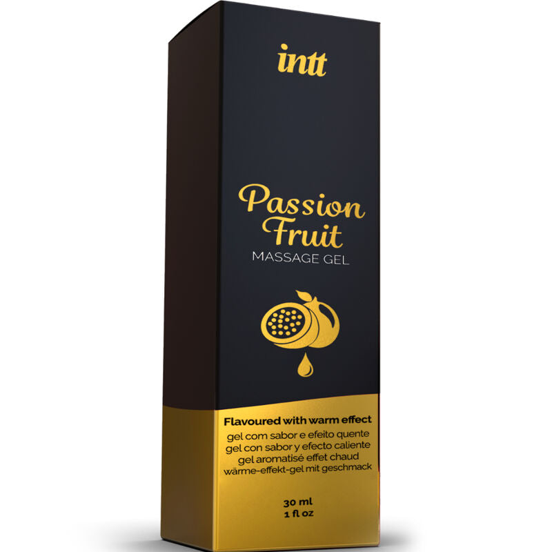INTT MASSAGE & ORALE SEX - PASSIEVRUCHT GEAROMATISEERDE MASSAGEGEL MET WARMTE-EFFECT
