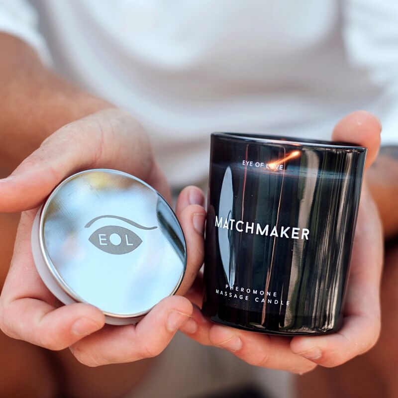 EYE OF LOVE - MATCHMAKER ZWARTE DIAMANT MASSAGEKAARS TREK HAAR AAN 150 ML