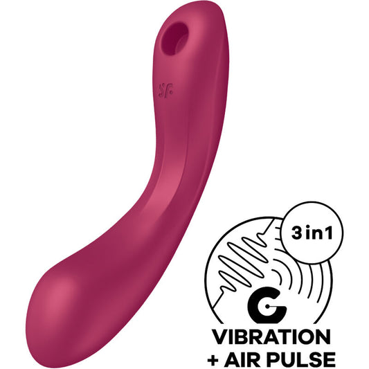 SATISFYER - CURVE TRINITY 1 LUCHTDRUKVIBRATOR ROOD