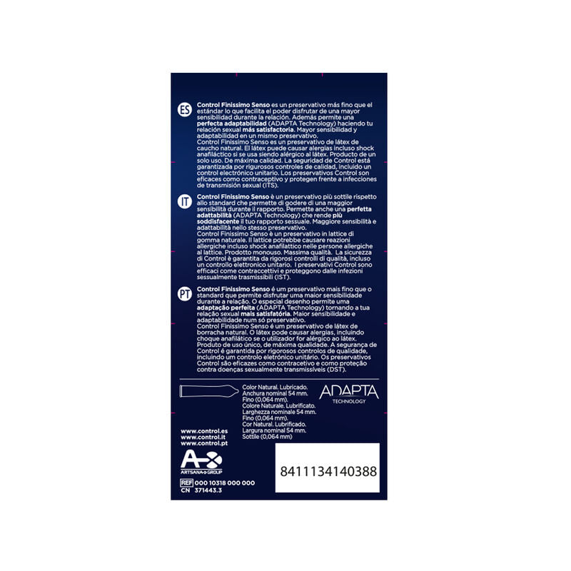CONTROL - ADAPTA SENSO CONDOMS 12 STUKS