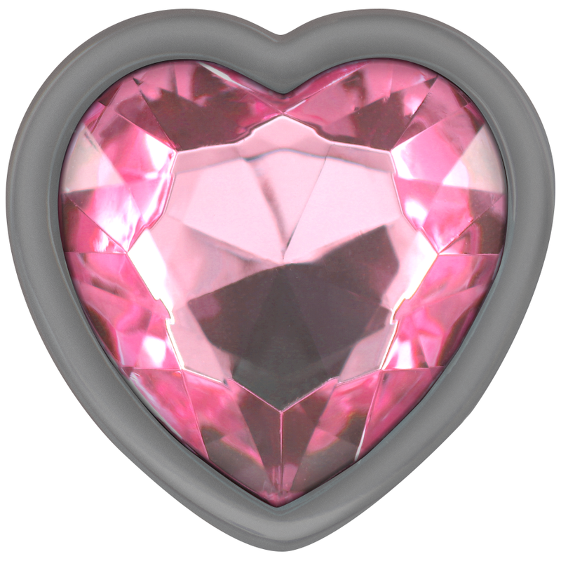 INTENSE - ALUMINIUM METALEN ANALE PLUG ROZE HART MAAT S