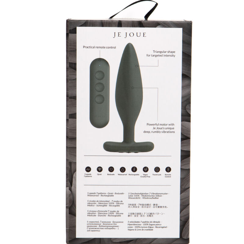 JE JOUE - EGON PLUG ANAL VIBRATOR ZWART