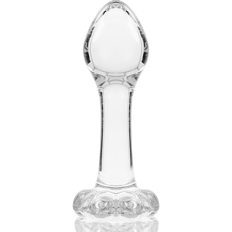 NEBULA SERIE VAN IBIZA - MODEL 2-PLUG TRANSPARANT KRISTAL 11 CM -Ø- 3.5 CM