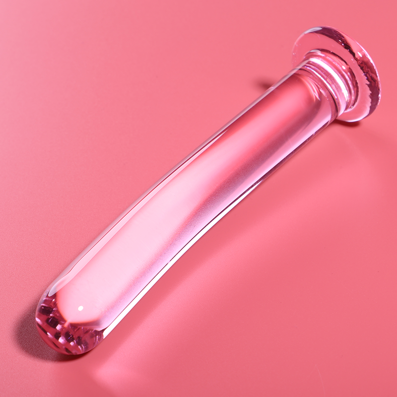 NEBULA SERIE VAN IBIZA - MODEL 8 DILDO KRISTAL ROZE 14,5 CM -O- 2 CM