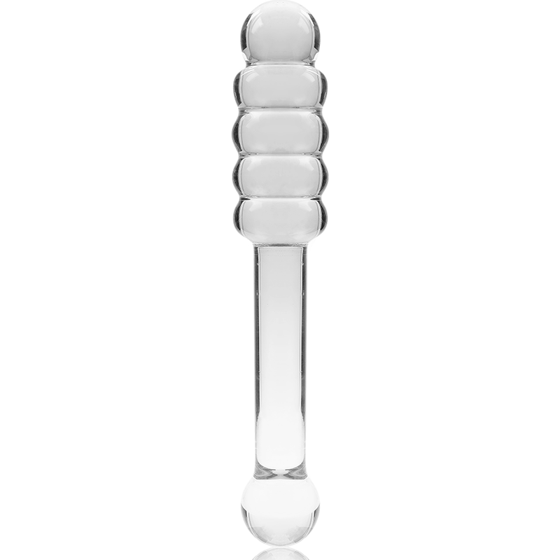 NEBULA SERIES BY IBIZA - MODELO 20 DILDO TRANSPARANT KRISTAL 20.5 CM -O- 3 CM