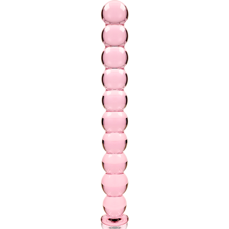 NEBULA SERIES BY IBIZA - MODEL 22 DILDO BOROSILICAATGLAS ROZE 21,5 CM -O- 2,5 CM
