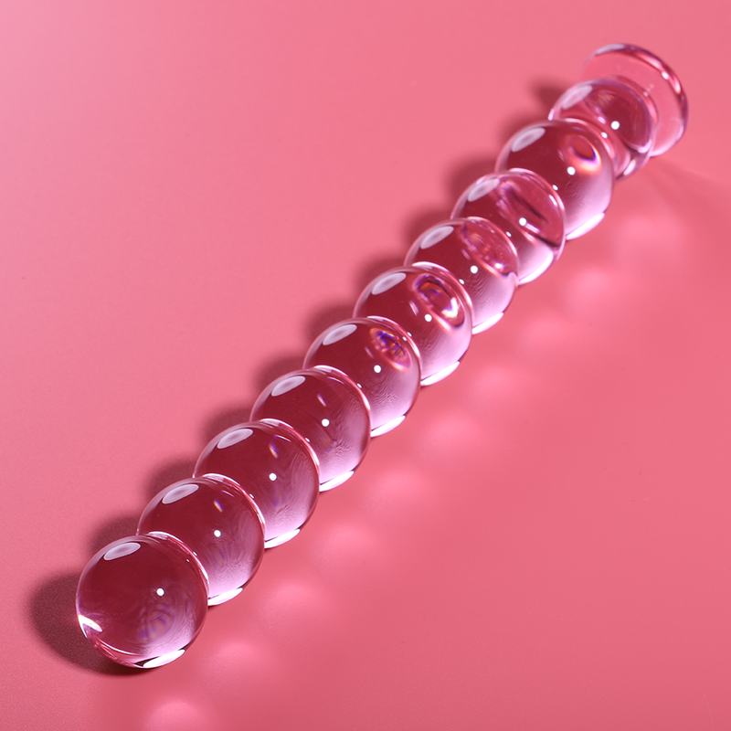 NEBULA SERIES BY IBIZA - MODEL 22 DILDO BOROSILICAATGLAS ROZE 21,5 CM -O- 2,5 CM
