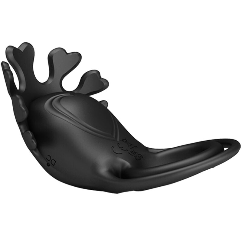 PRETTY LOVE - RUBEN VIBRATORRING 7 TRILLINGEN ZWART SILICONE