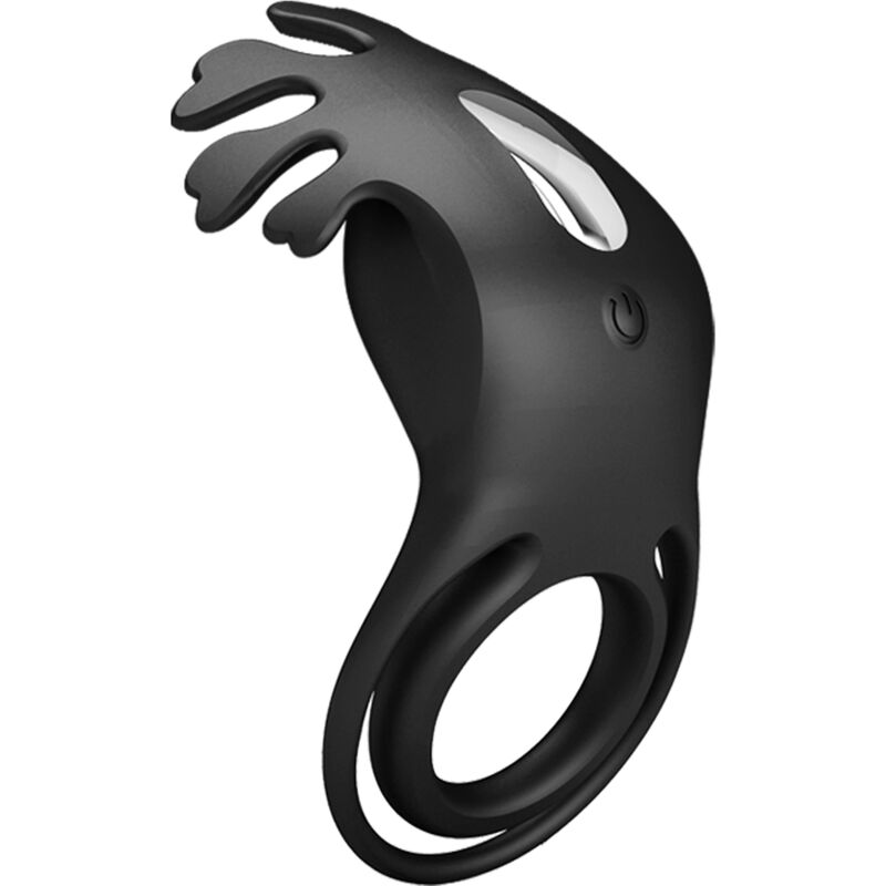 PRETTY LOVE - RUBEN VIBRATORRING 7 TRILLINGEN ZWART SILICONE