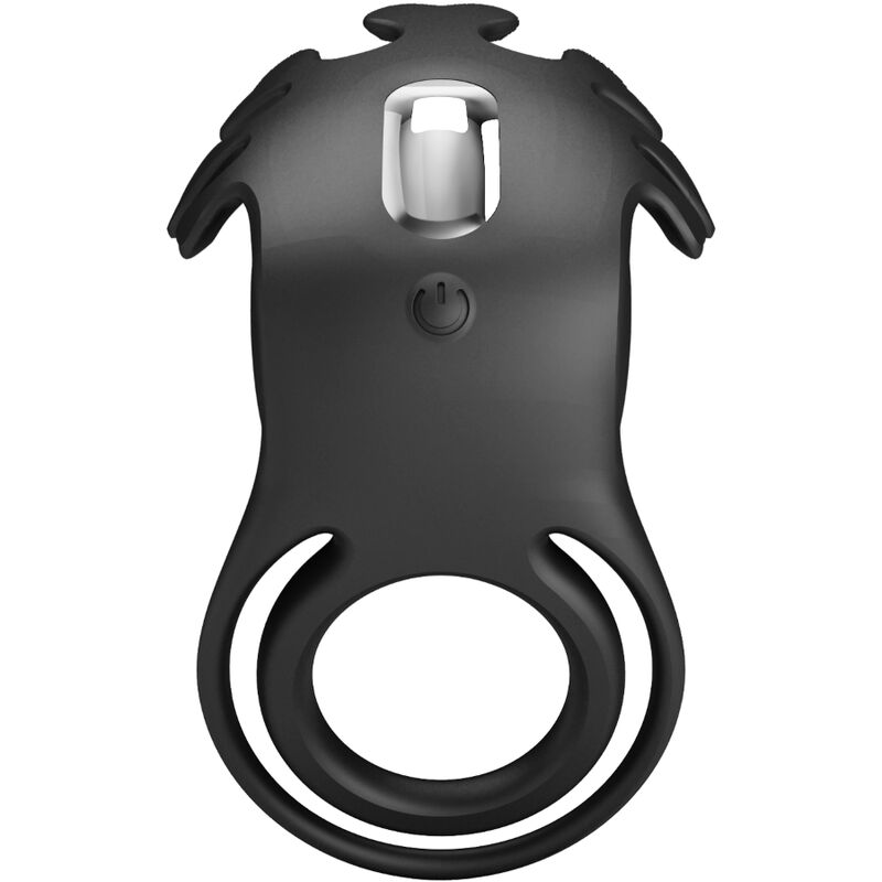 PRETTY LOVE - RUBEN VIBRATORRING 7 TRILLINGEN ZWART SILICONE