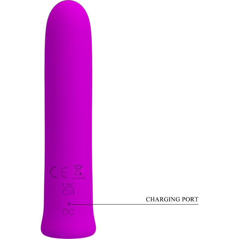 PRETTY LOVE - CURTIS MINI SUPER POWER VIBRATOR 12 VIOLET SILICONE TRILLINGEN