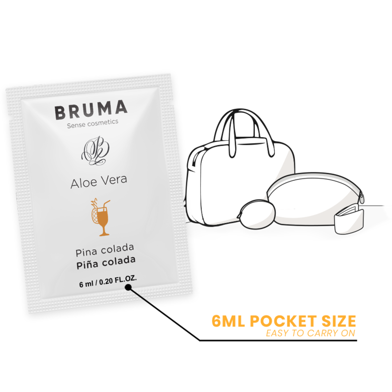 BRUMA - ALOË VERA GLIJGEL PINA COLADA SMAAK 6 ML