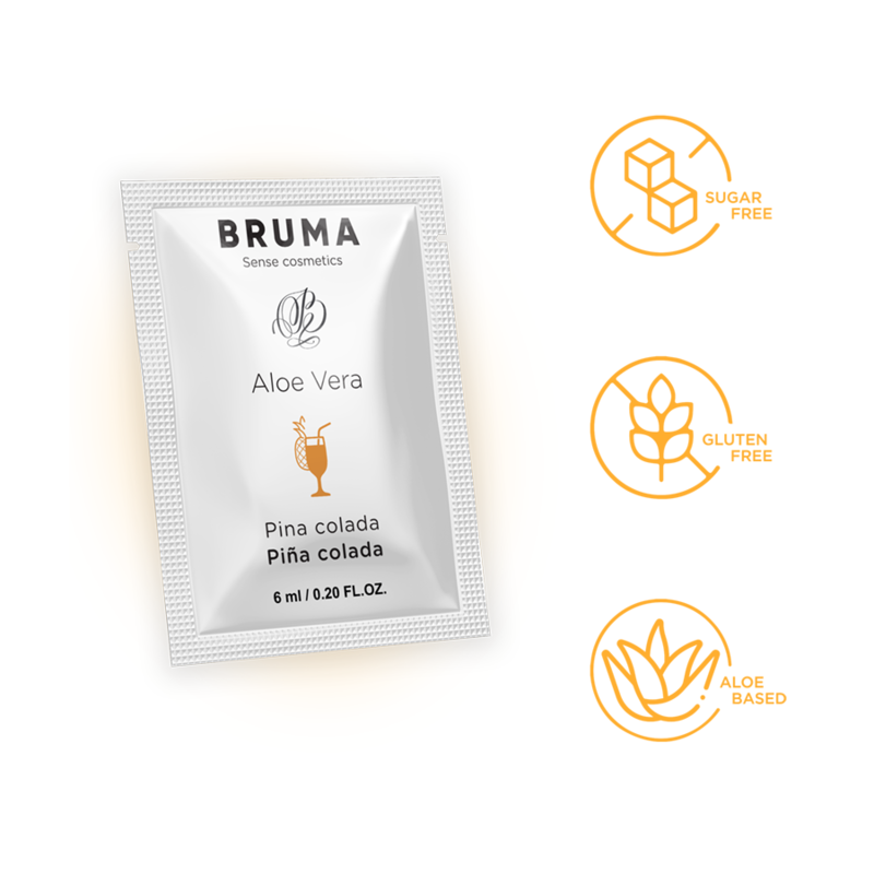 BRUMA - ALOË VERA GLIJGEL PINA COLADA SMAAK 6 ML
