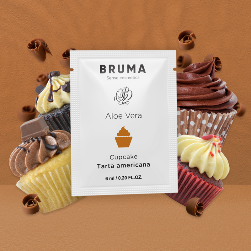 BRUMA - ALOE VERA GLIJGEL CUPCAKE SMAAK 6 ML