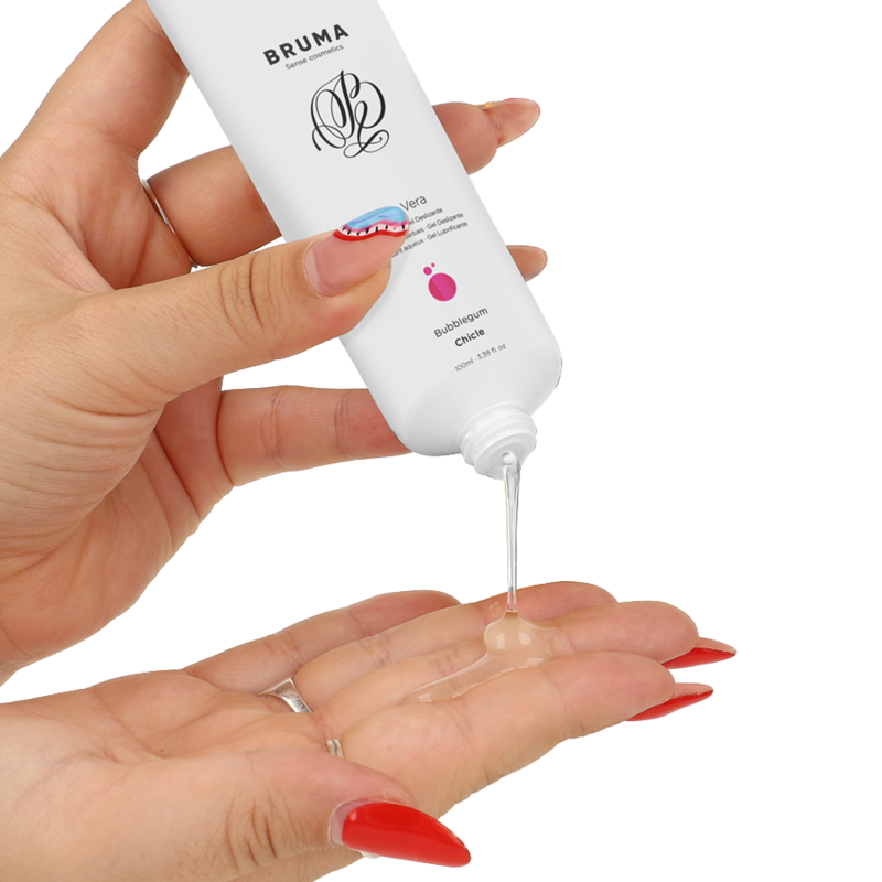 BRUMA - ALOE VERA GLIJGEL BUBBELGUM SMAAK 100 ML