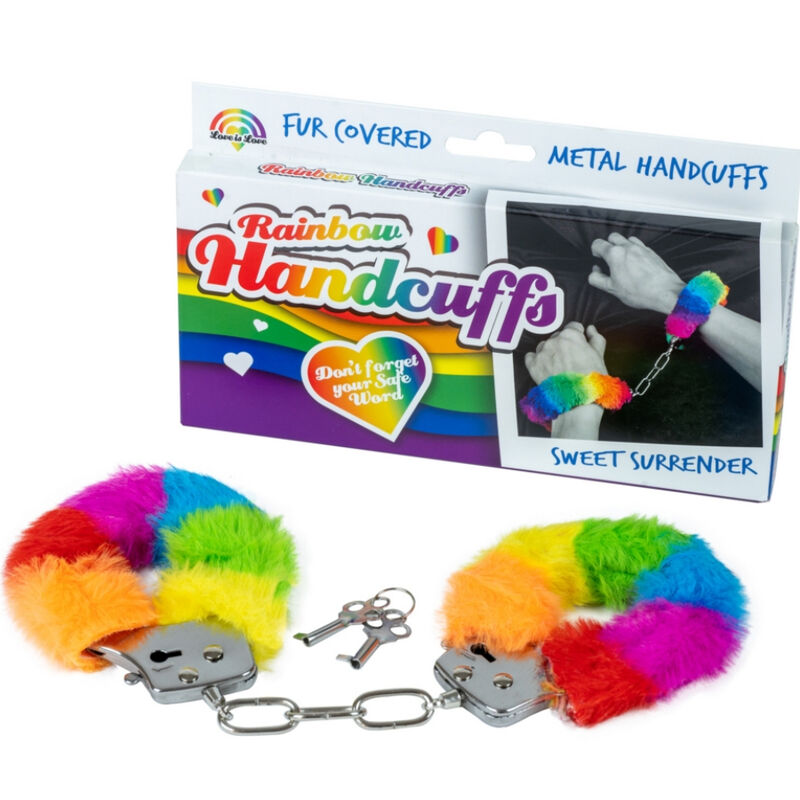 SPENCER & FLEETWOOD - REGENBOOG GELEUVERDE METALEN HANDBOEIEN