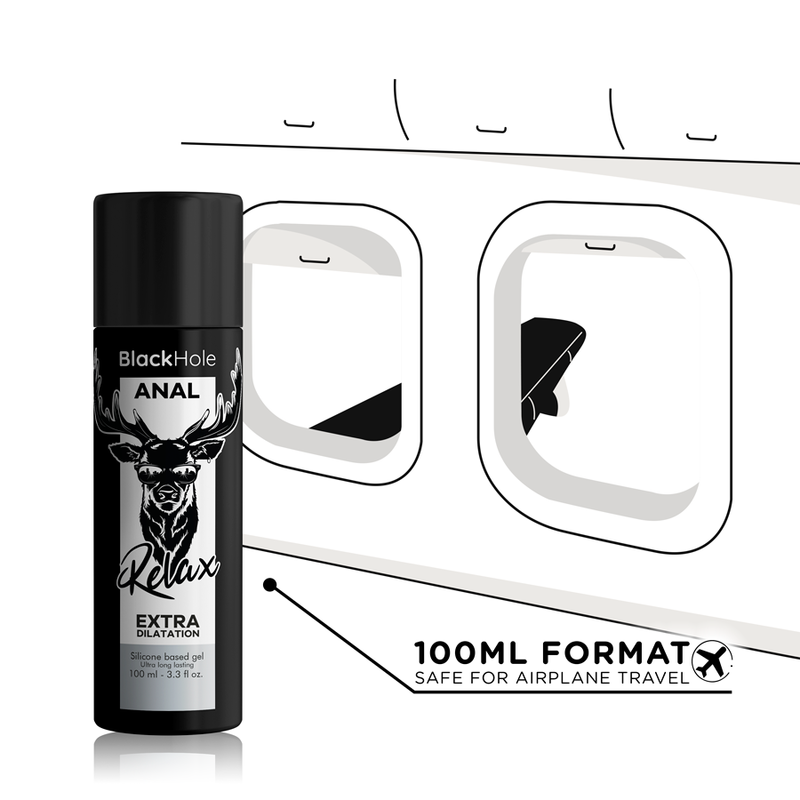 BLACK HOLE - GEL SILICONE OP BASIS VAN SILICONE VOOR ANALE VERWIJDING 100 ML