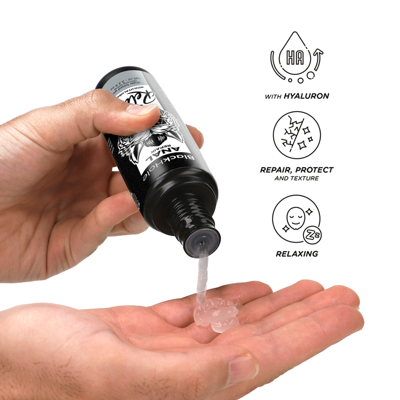 BLACK HOLE - ANAAL HERSTEL OP WATERBASIS ONTSPANNEN MET HYALURON 100 ML