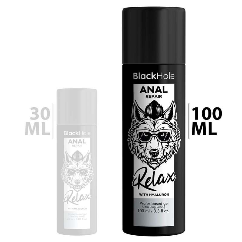 BLACK HOLE - ANAAL HERSTEL OP WATERBASIS ONTSPANNEN MET HYALURON 100 ML