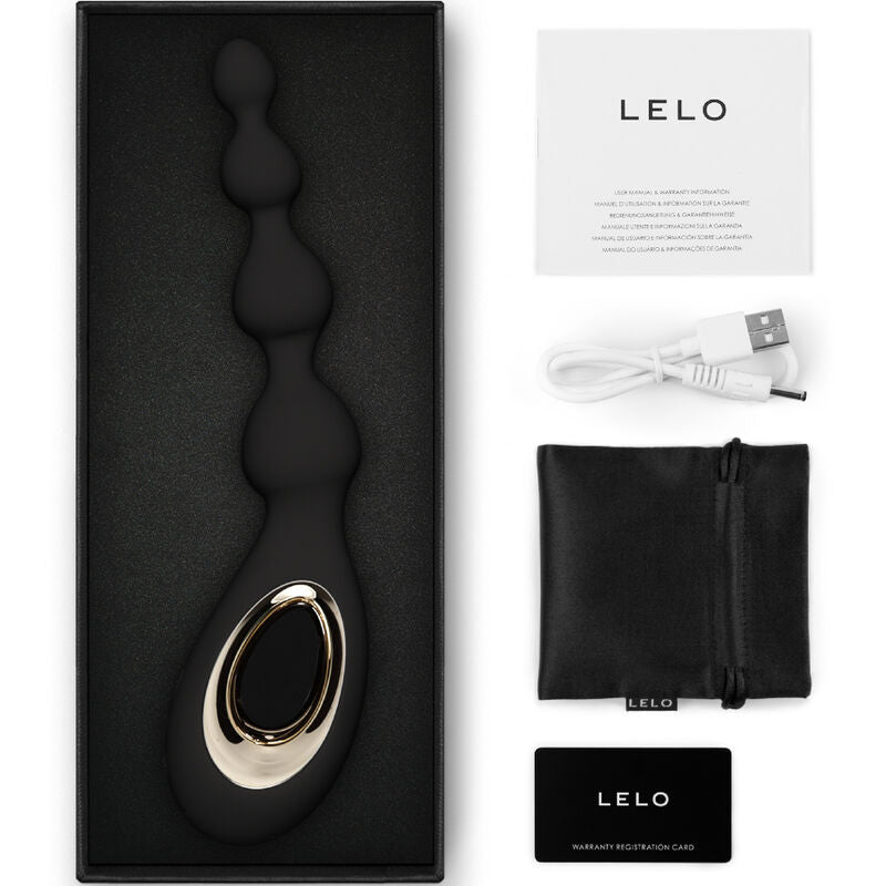 LELO - SORAYA BEADS ANALE MASSAGER ZWART