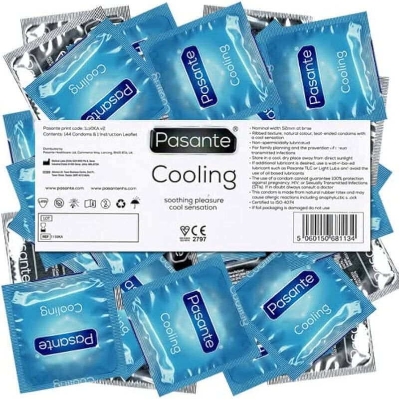 PASANTE - CONDOMS KOELEND EFFECT ZAK 144 STUKS