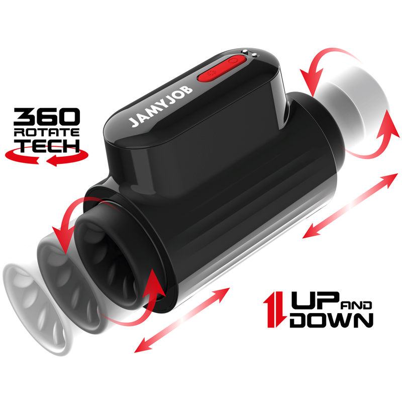 JAMYJOB - VORTEX STOOT- EN 360 GRADEN ROTERENDE TURBO STAND MASTURBATOR