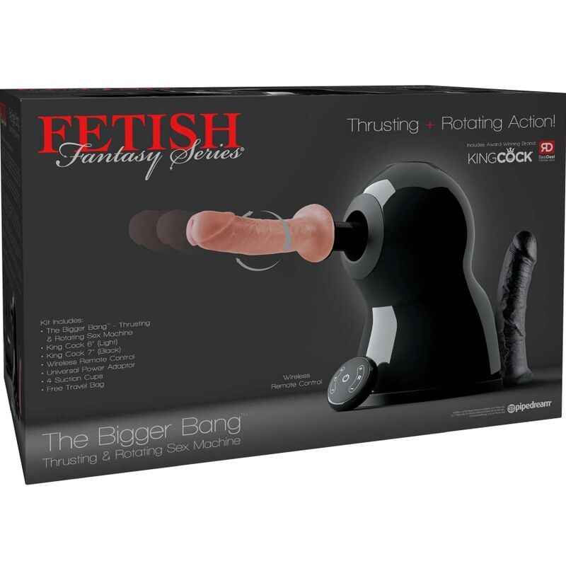 FETISH FANTASY SERIES - SEKSMACINE GROTERE KLAP ROTATIE EN DUW
