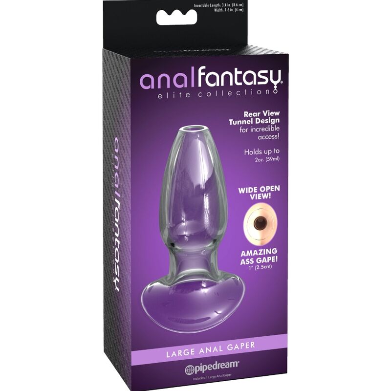 ANAL FANTASY ELITE COLLECTIE - ANAL GAPER KRISTALLEN DILATOR MAAT M