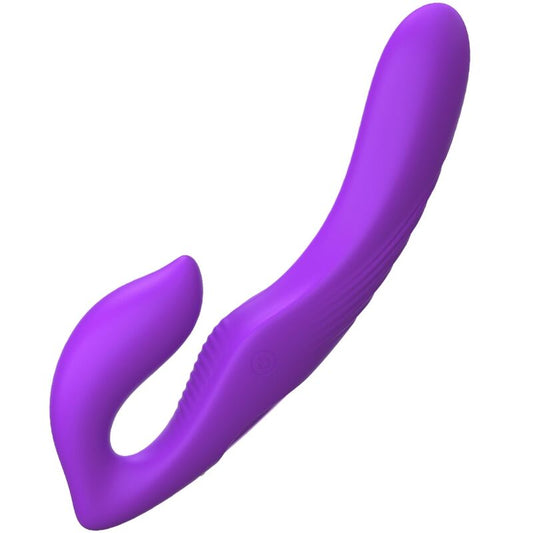 FANTASIE VOOR HAAR - DUBBELE PENETRATIE VIBRATOR AFSTANDSBEDIENING 9 PAARSE NIVEAUS