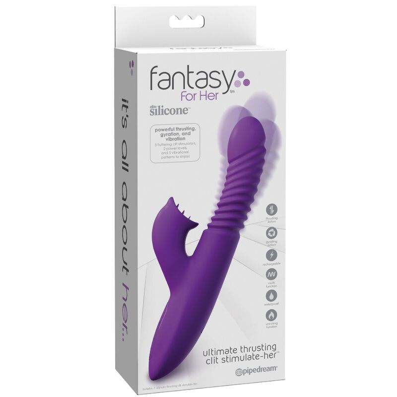 FANTASY FOR HER - CLITORISSTIMULATOR MET WARMTE-OSCILLATIE EN TRILLENDE FUNCTIE PAARS
