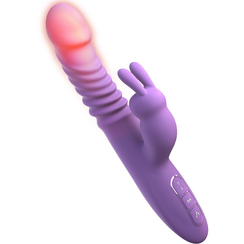 FANTASY FOR HER - KONIJN CLITORIS STIMULATOR MET WARMTE OSCILLATIE EN TRILLINGSFUNCTIE VIOLET