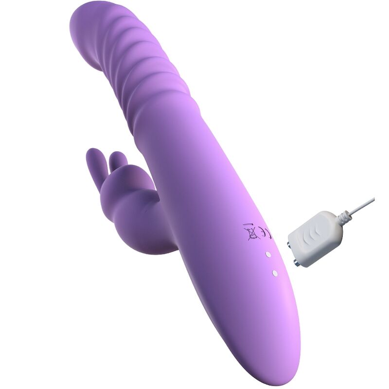 FANTASY FOR HER - KONIJN CLITORIS STIMULATOR MET WARMTE OSCILLATIE EN TRILLINGSFUNCTIE VIOLET