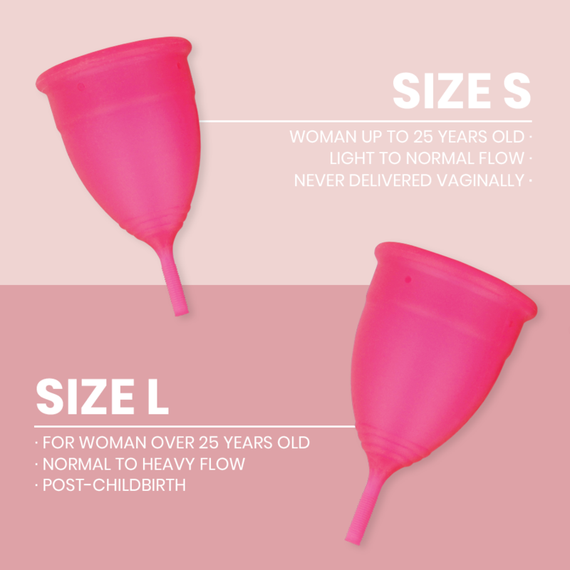 INTIMICHIC - MENSTRUATIECUP MEDISCHE SILICONEN - MAAT S