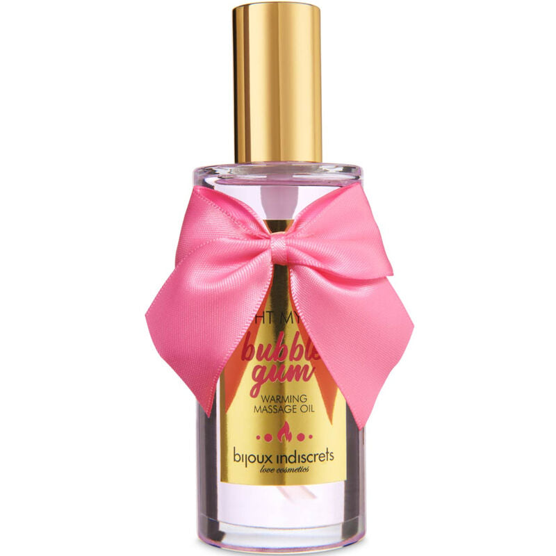 BIJOUX - INDISCRETS LIGHT MY FIRE MASSAGEOLIE WARMTE EFFECT KAUWGOM SMAAK