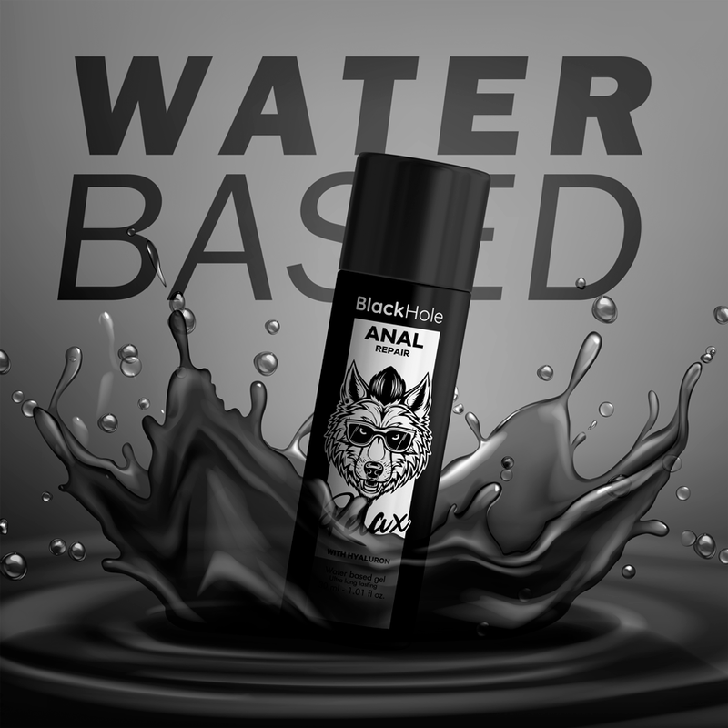 BLACK HOLE - ANAL REPAIR WATERGEDRAGEN ONTSPANNEN MET HYALURON 30 ML