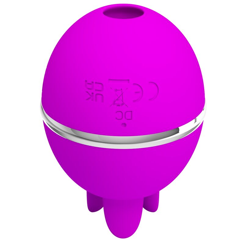 PRETTY LOVE - GEMINI BALL PAARSE RONDE SILICONEN VIBRATOR