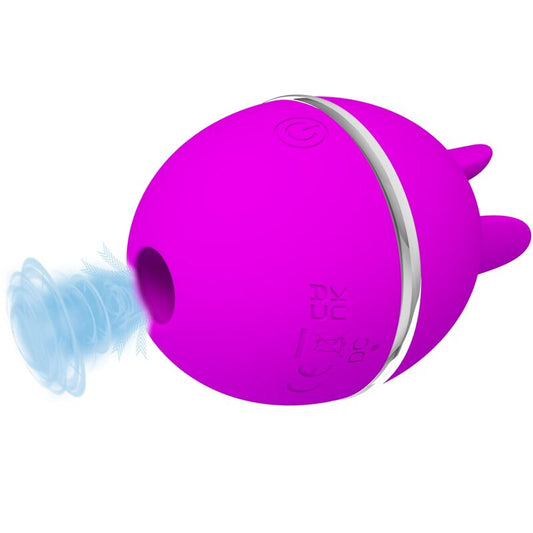 PRETTY LOVE - GEMINI BALL PAARSE RONDE SILICONEN VIBRATOR